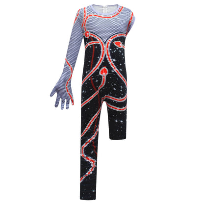 Girls Sparkles Outfit Taylor-Swift costume Little Kids Singer Concert Bodysuit Snake Clothes Jumpsuit