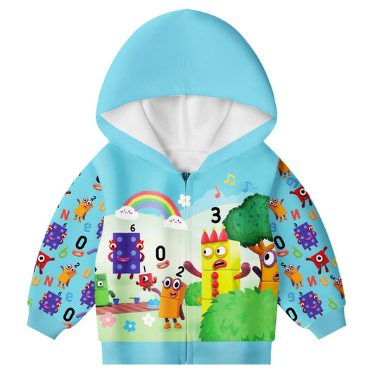 Essentials Girls and Toddlers' Fleece Zip-Up Hoodie Sweatshirt Long Sleeve Hooded Shirts Pollover Tops