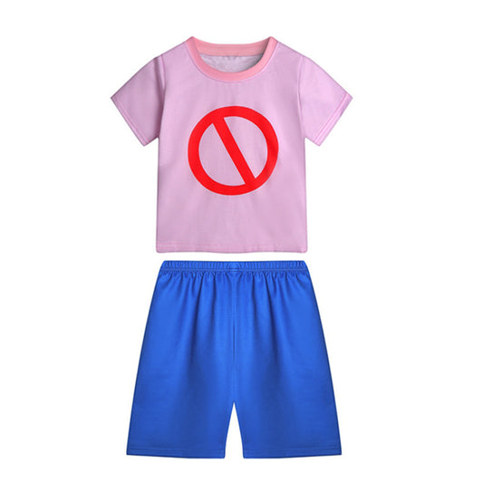 Boy Short Set Boy Clothes Casual CrewNeck Short Sleeve T-Shirt and Short Sets Summer Outfits