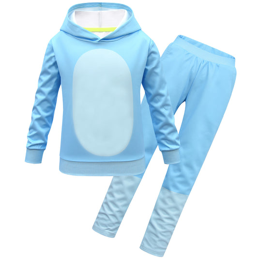 Boys Pullover Hooded Sweatshirt and Pants Set for Toddlers and Big Kids Outfit Set